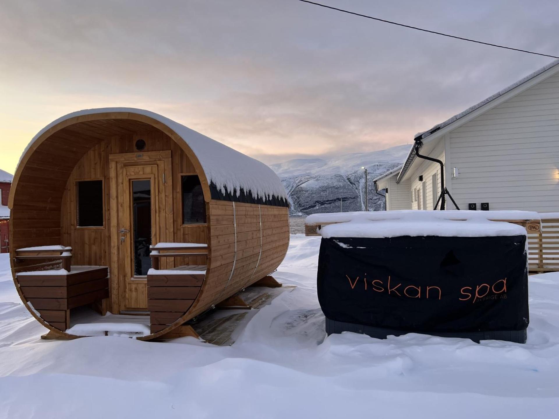Alpan Apartments, Lyngenfjord Olderdalen المظهر الخارجي الصورة