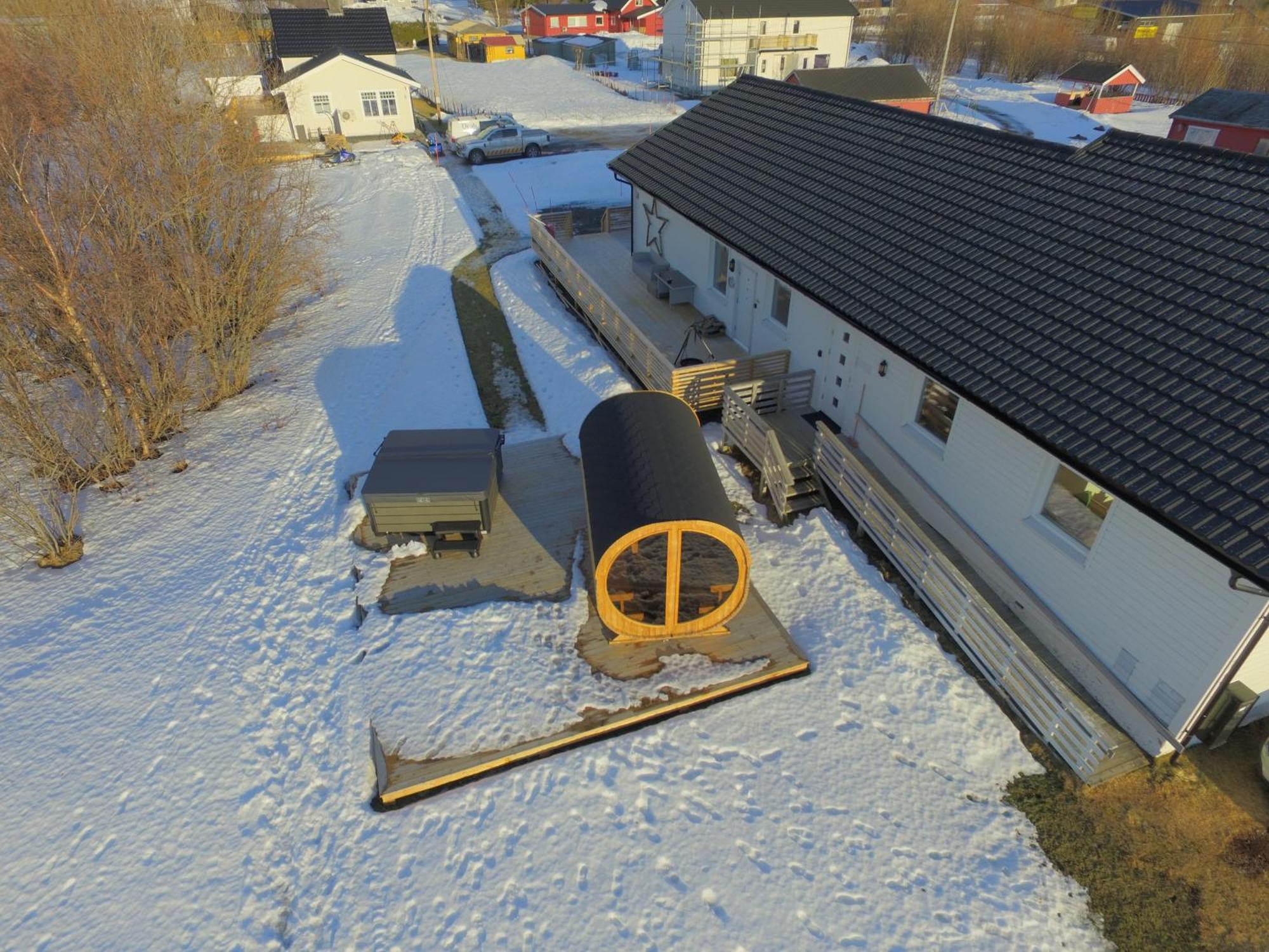 Alpan Apartments, Lyngenfjord Olderdalen المظهر الخارجي الصورة